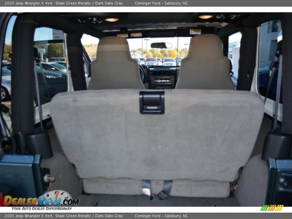2003 Jeep Wrangler X 4x4 Shale Green Metallic / Dark Slate Gray Photo #11