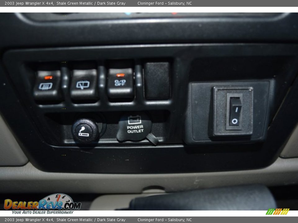 2003 Jeep Wrangler X 4x4 Shale Green Metallic / Dark Slate Gray Photo #17