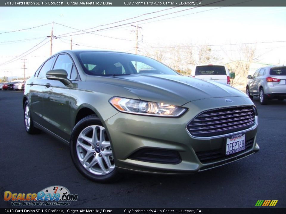 2013 Ford Fusion SE 1.6 EcoBoost Ginger Ale Metallic / Dune Photo #1