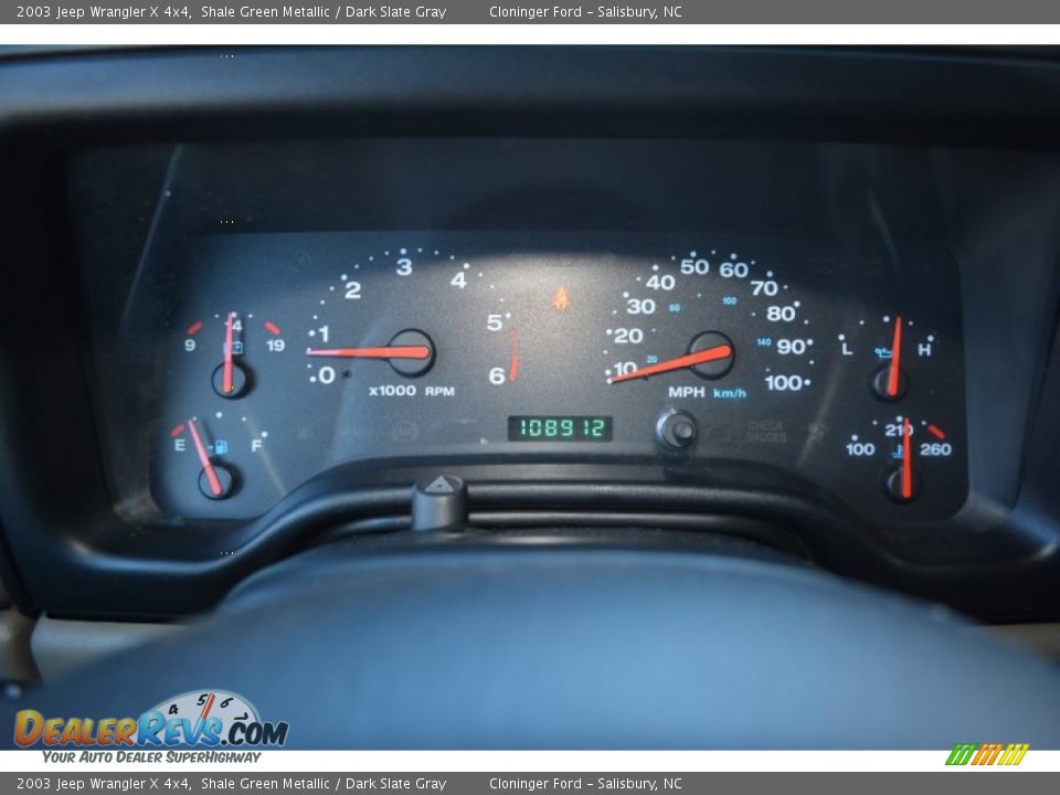 2003 Jeep Wrangler X 4x4 Shale Green Metallic / Dark Slate Gray Photo #20