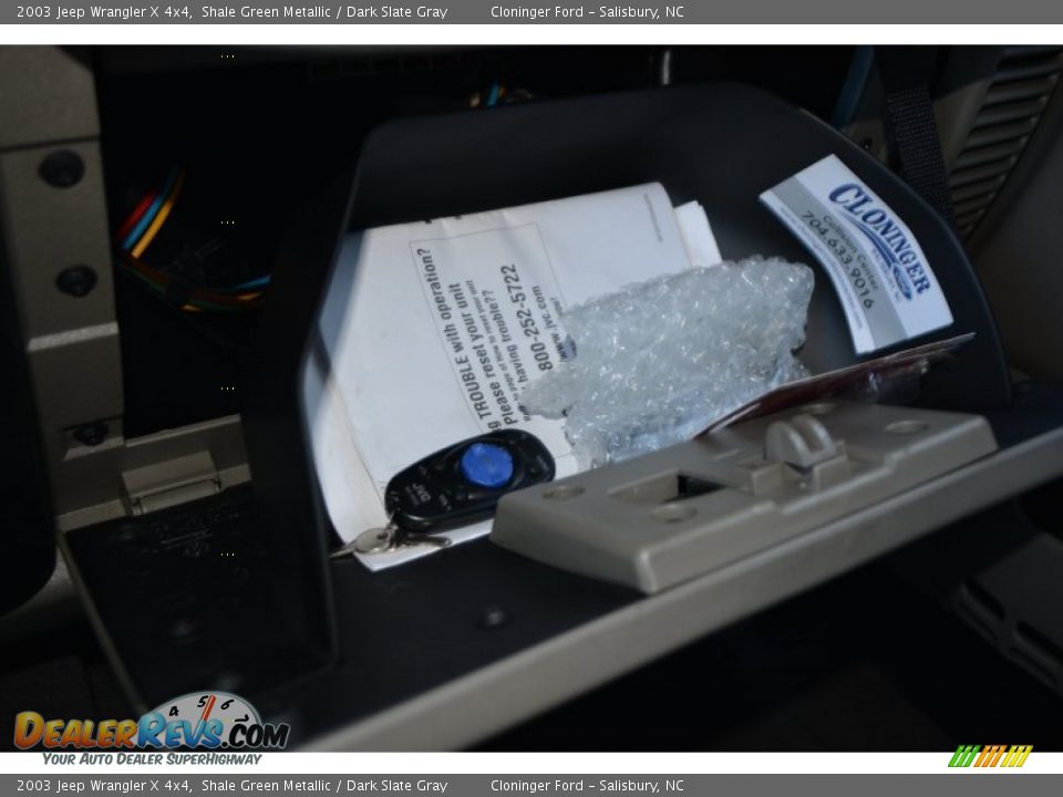 2003 Jeep Wrangler X 4x4 Shale Green Metallic / Dark Slate Gray Photo #21