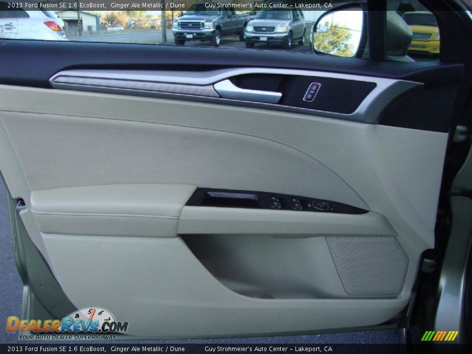 2013 Ford Fusion SE 1.6 EcoBoost Ginger Ale Metallic / Dune Photo #9
