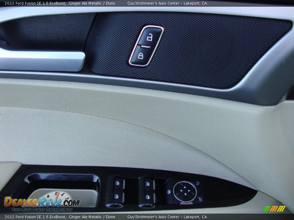 2013 Ford Fusion SE 1.6 EcoBoost Ginger Ale Metallic / Dune Photo #10