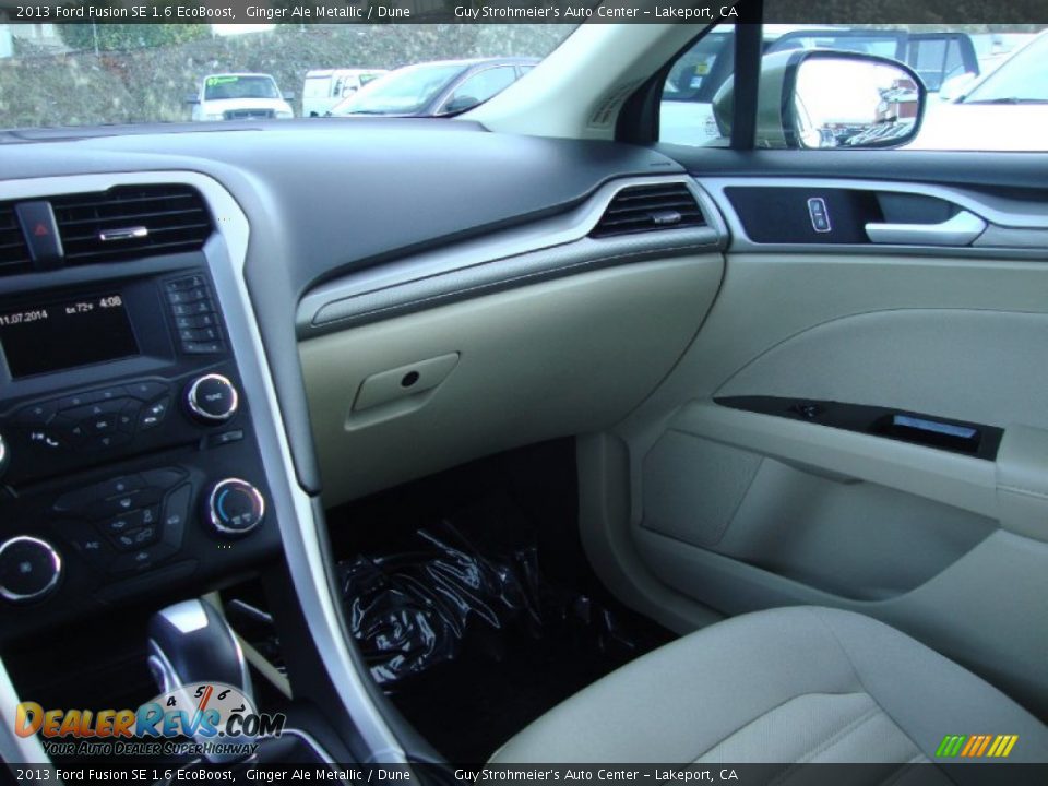 2013 Ford Fusion SE 1.6 EcoBoost Ginger Ale Metallic / Dune Photo #15