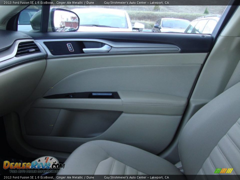 2013 Ford Fusion SE 1.6 EcoBoost Ginger Ale Metallic / Dune Photo #16