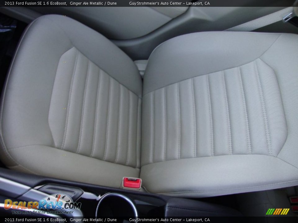 2013 Ford Fusion SE 1.6 EcoBoost Ginger Ale Metallic / Dune Photo #17