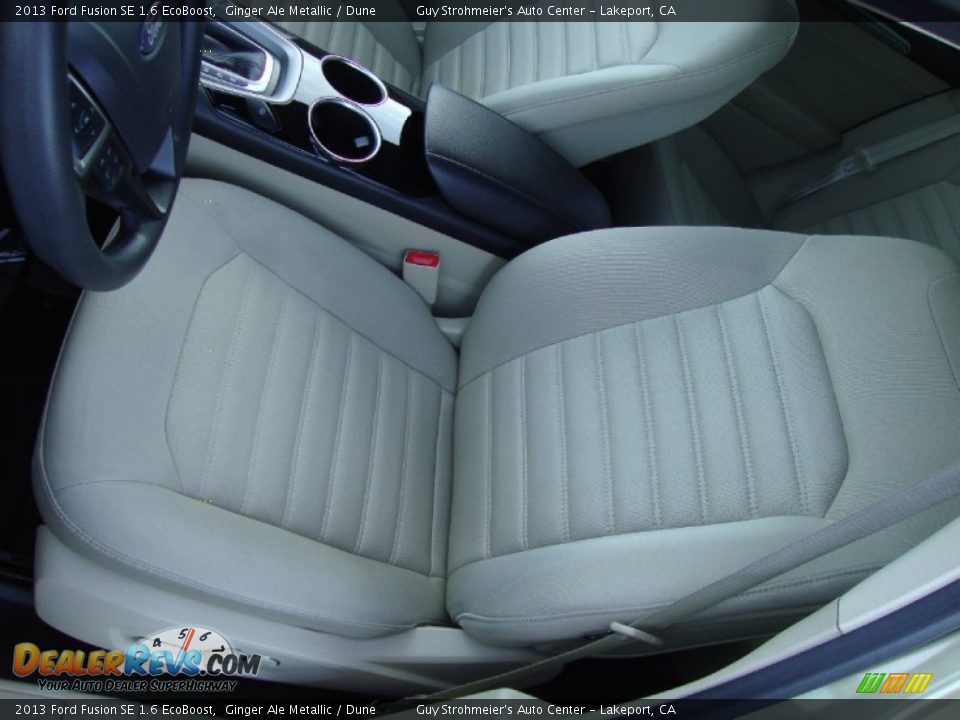2013 Ford Fusion SE 1.6 EcoBoost Ginger Ale Metallic / Dune Photo #19