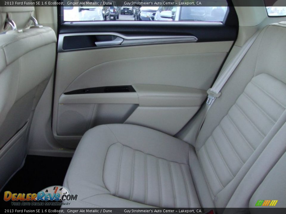 2013 Ford Fusion SE 1.6 EcoBoost Ginger Ale Metallic / Dune Photo #20