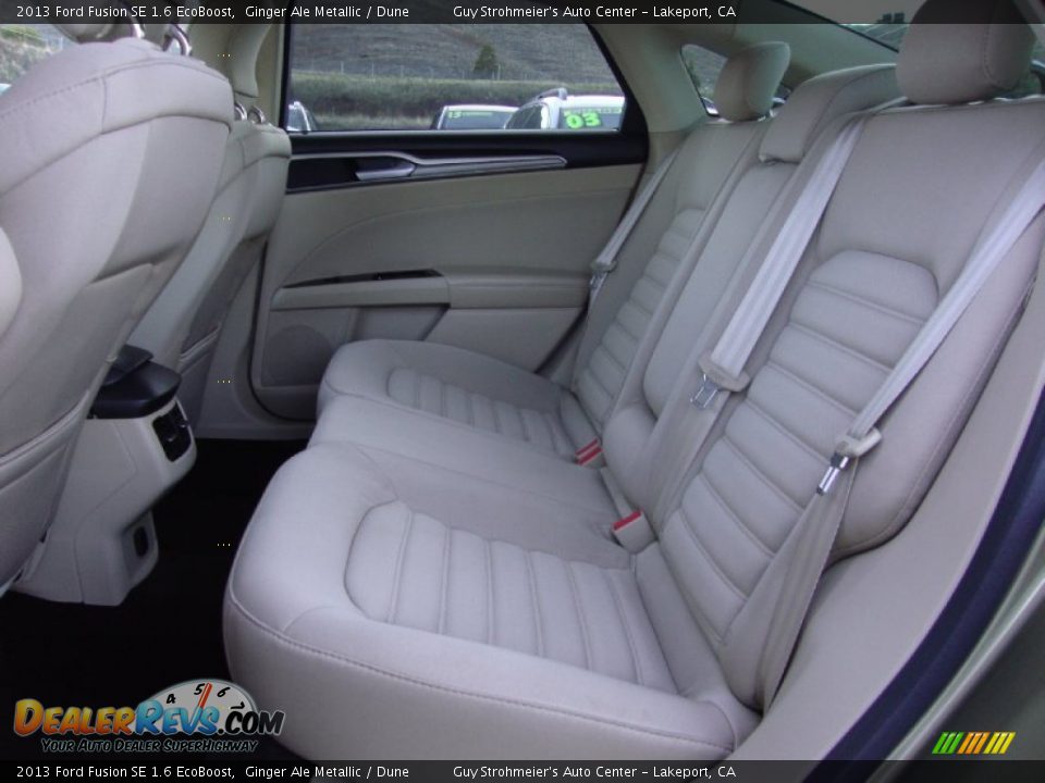 2013 Ford Fusion SE 1.6 EcoBoost Ginger Ale Metallic / Dune Photo #21