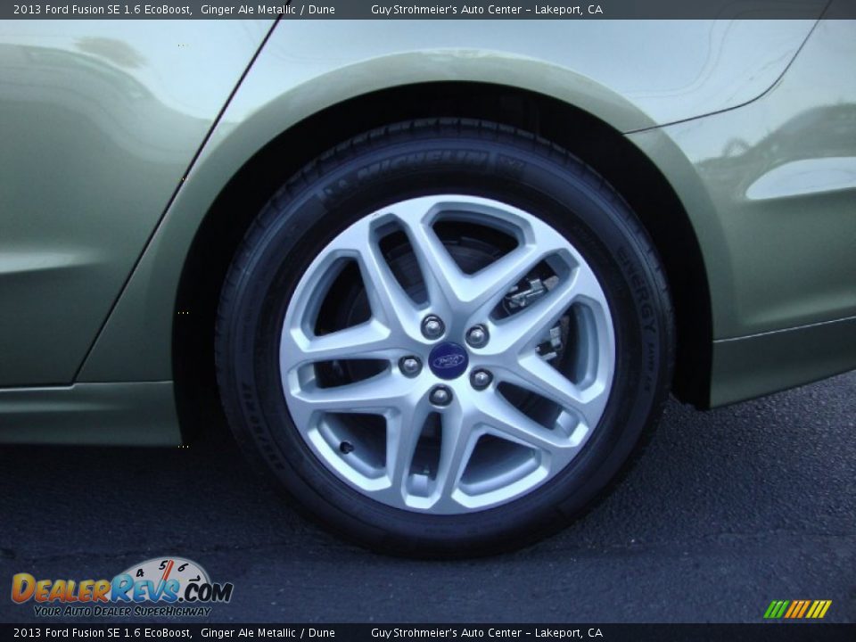 2013 Ford Fusion SE 1.6 EcoBoost Ginger Ale Metallic / Dune Photo #24