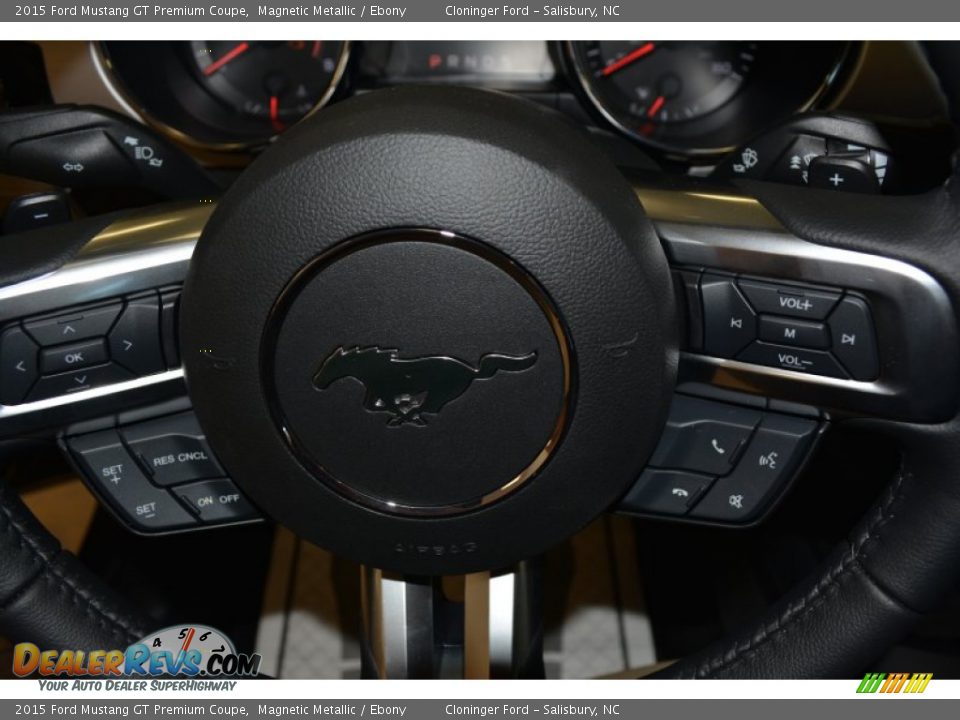 Controls of 2015 Ford Mustang GT Premium Coupe Photo #19