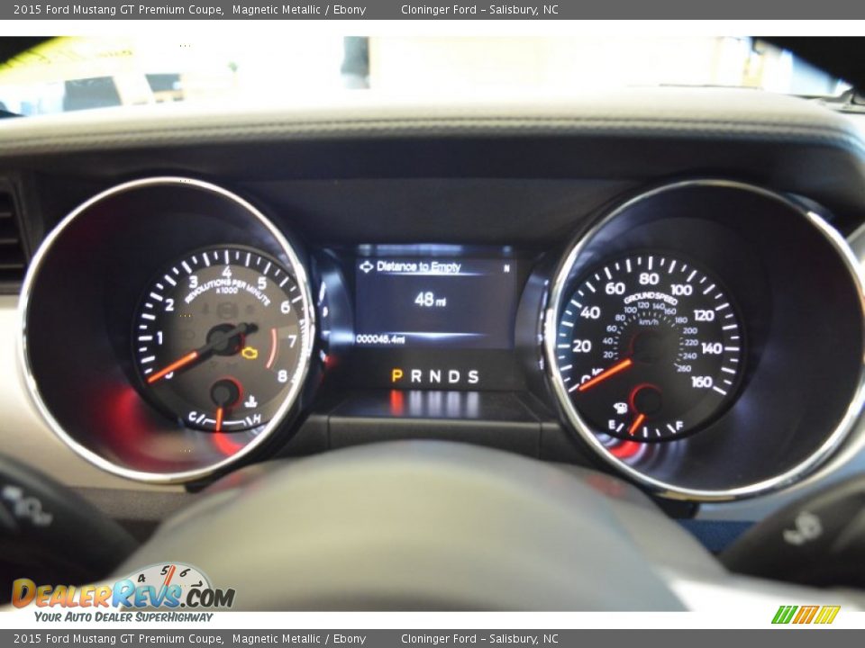 2015 Ford Mustang GT Premium Coupe Gauges Photo #20