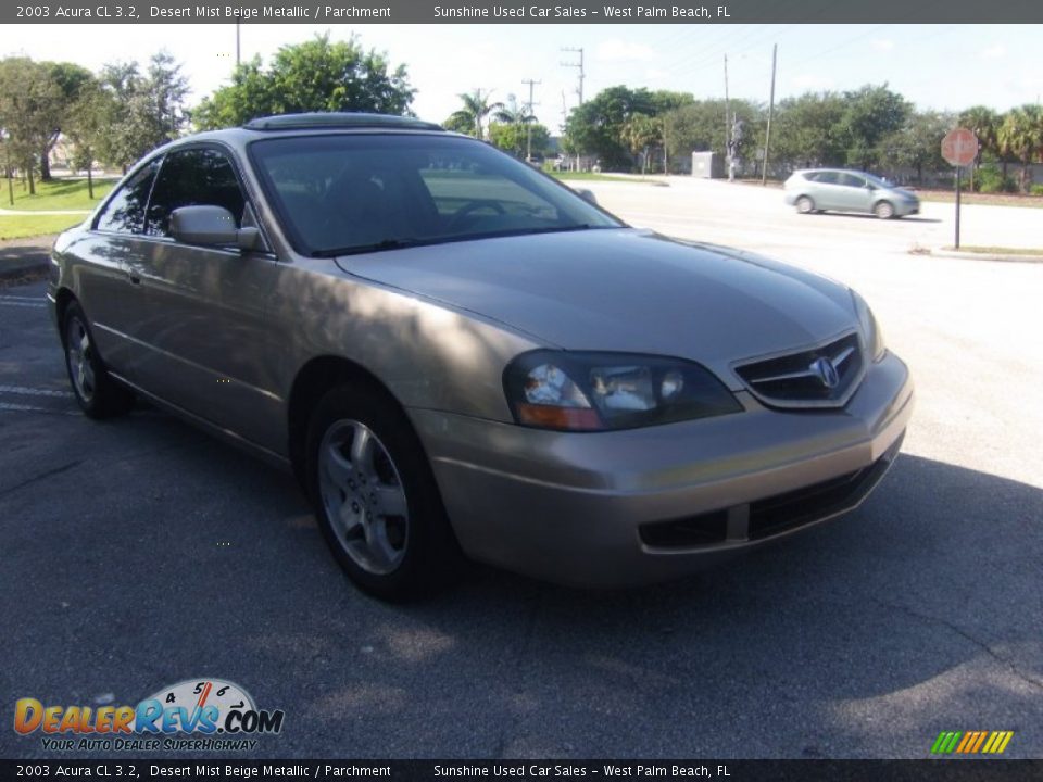 Front 3/4 View of 2003 Acura CL 3.2 Photo #7