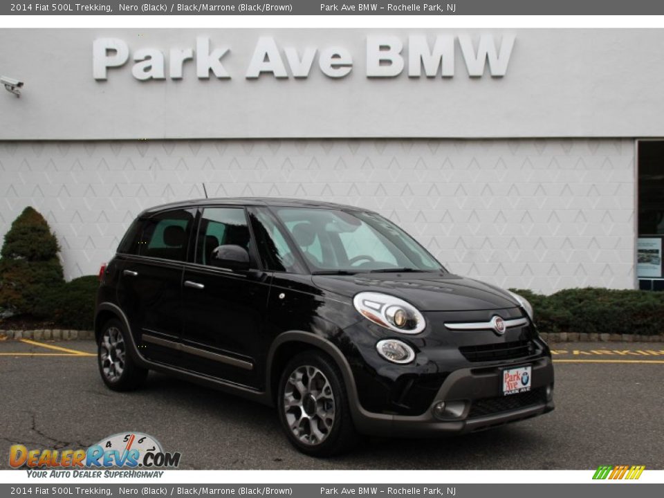 2014 Fiat 500L Trekking Nero (Black) / Black/Marrone (Black/Brown) Photo #1