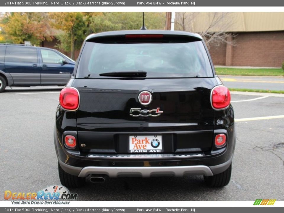 2014 Fiat 500L Trekking Nero (Black) / Black/Marrone (Black/Brown) Photo #4
