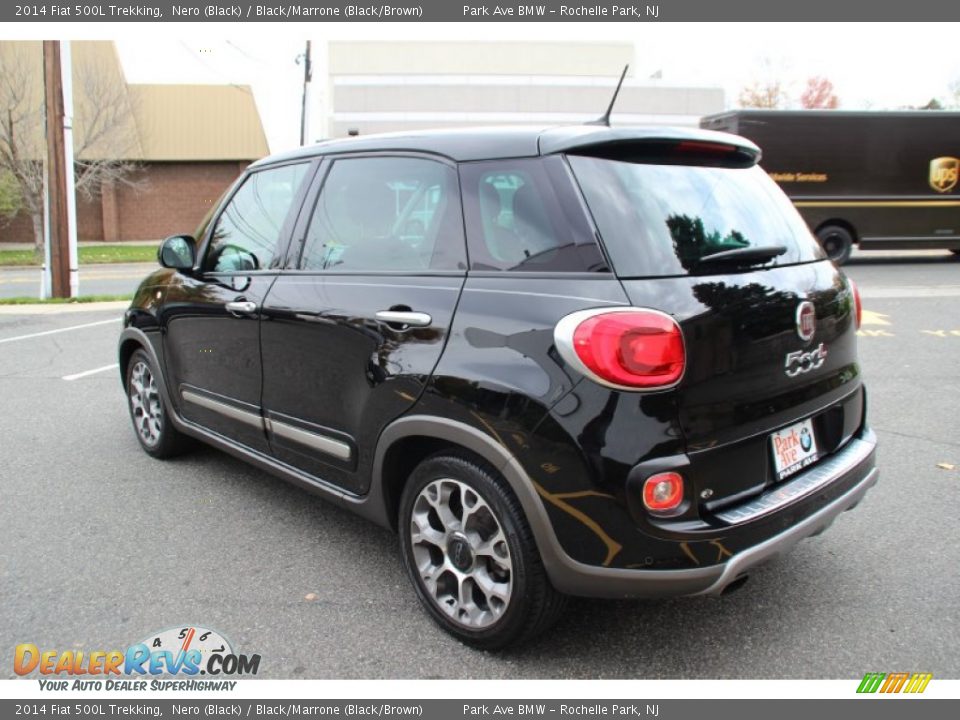 2014 Fiat 500L Trekking Nero (Black) / Black/Marrone (Black/Brown) Photo #5