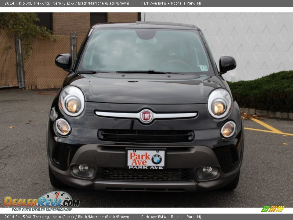 2014 Fiat 500L Trekking Nero (Black) / Black/Marrone (Black/Brown) Photo #8