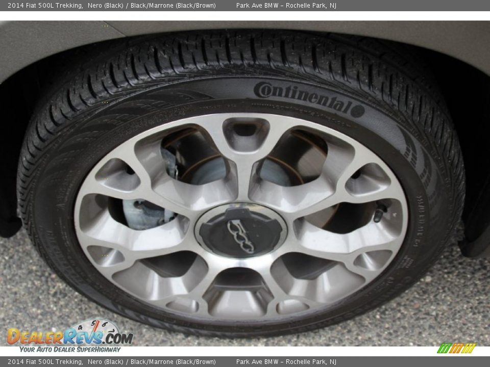 2014 Fiat 500L Trekking Nero (Black) / Black/Marrone (Black/Brown) Photo #34