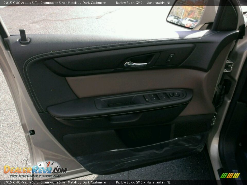 2015 GMC Acadia SLT Champagne Silver Metallic / Dark Cashmere Photo #7