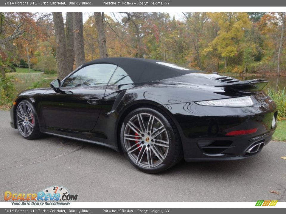 Black 2014 Porsche 911 Turbo Cabriolet Photo #4