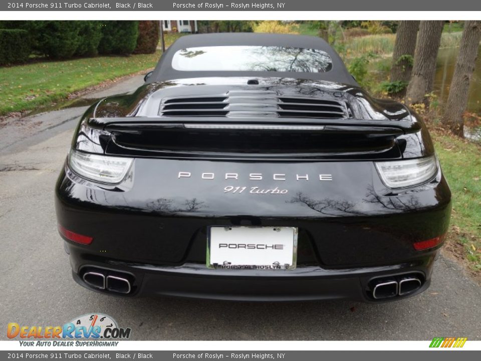 2014 Porsche 911 Turbo Cabriolet Black / Black Photo #5