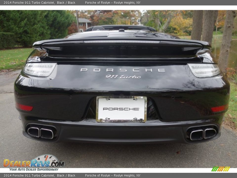 2014 Porsche 911 Turbo Cabriolet Black / Black Photo #10