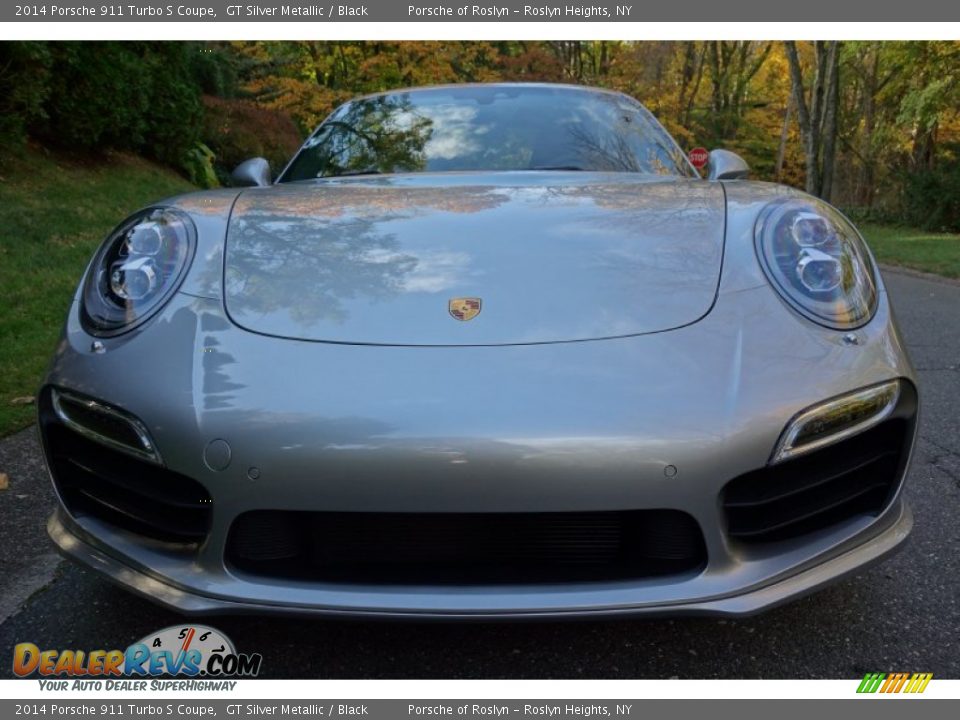 GT Silver Metallic 2014 Porsche 911 Turbo S Coupe Photo #2