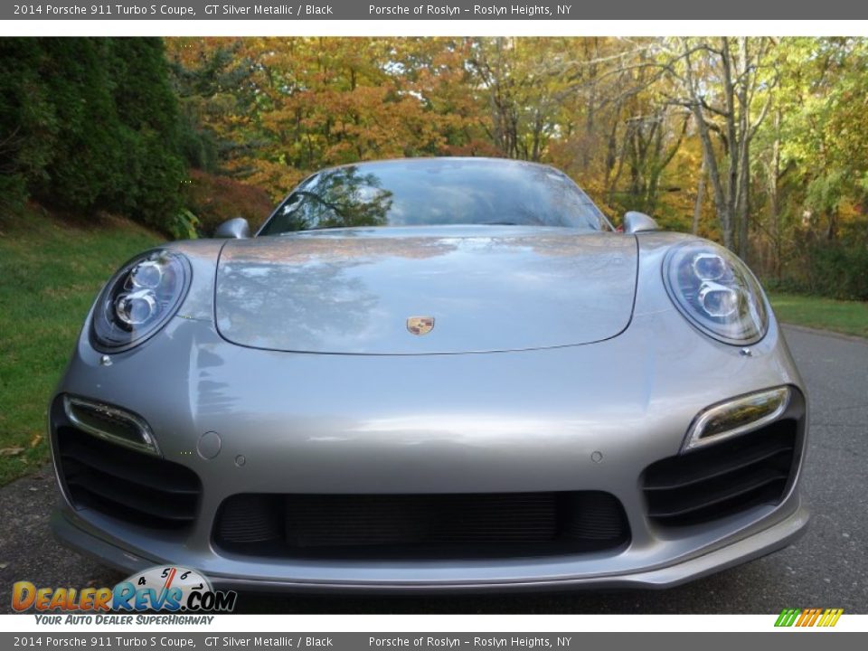 2014 Porsche 911 Turbo S Coupe GT Silver Metallic / Black Photo #10