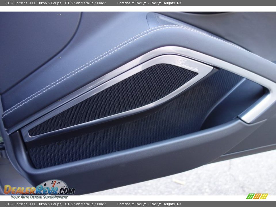 2014 Porsche 911 Turbo S Coupe GT Silver Metallic / Black Photo #24