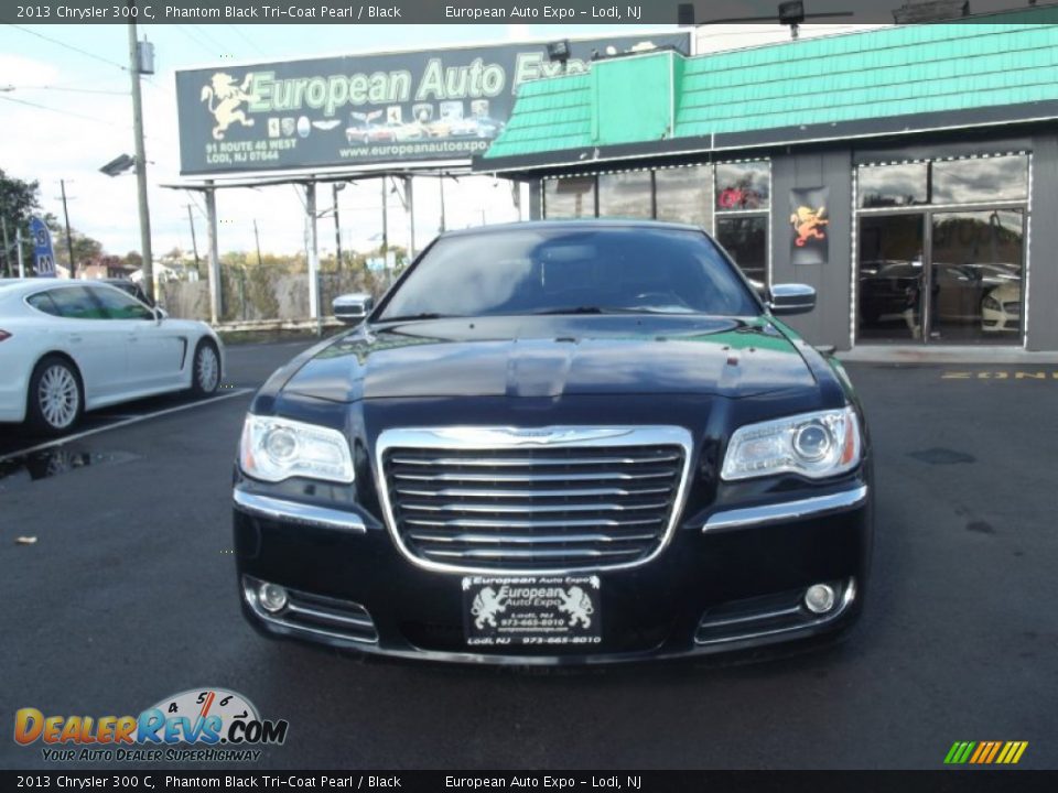2013 Chrysler 300 C Phantom Black Tri-Coat Pearl / Black Photo #7
