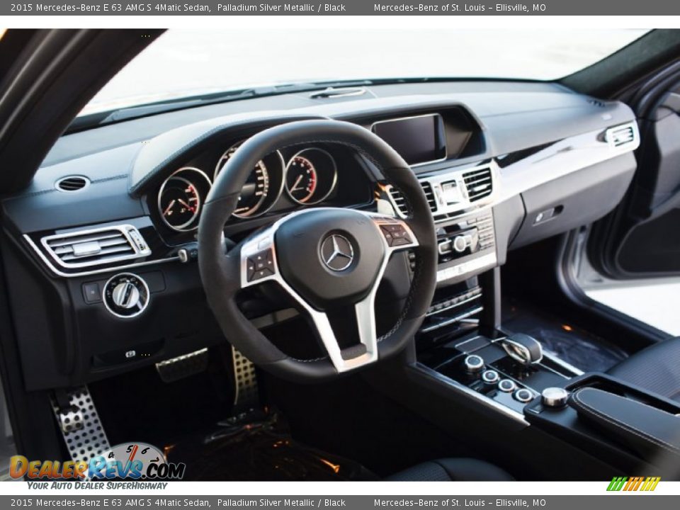 2015 Mercedes-Benz E 63 AMG S 4Matic Sedan Palladium Silver Metallic / Black Photo #12