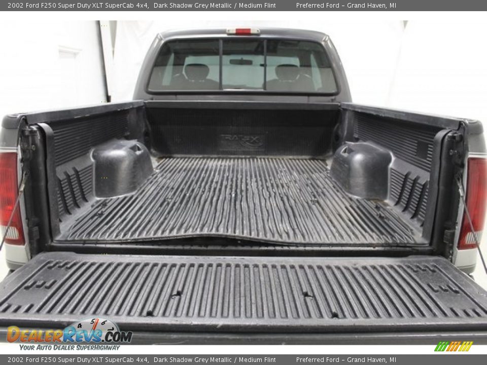 2002 Ford F250 Super Duty XLT SuperCab 4x4 Dark Shadow Grey Metallic / Medium Flint Photo #11