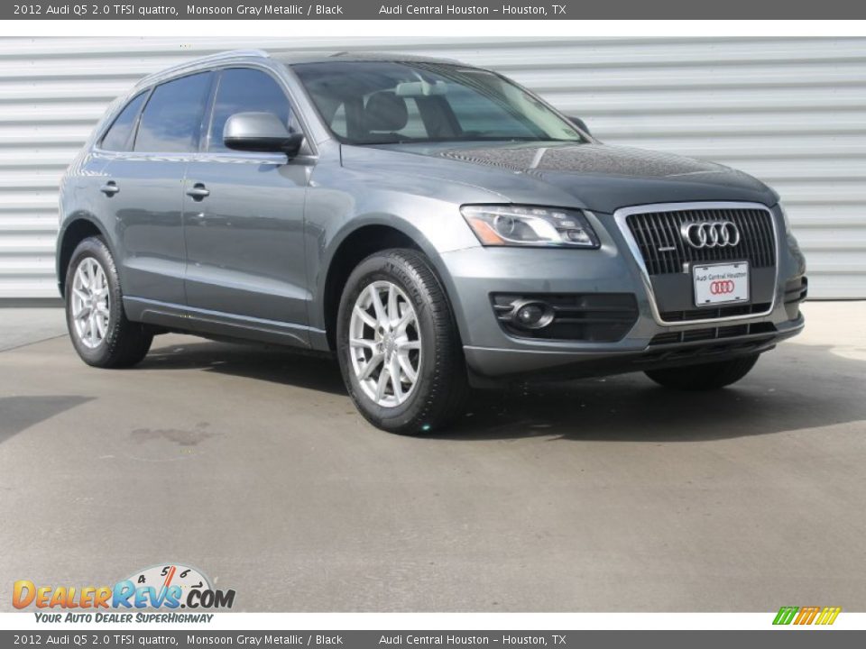 2012 Audi Q5 2.0 TFSI quattro Monsoon Gray Metallic / Black Photo #1