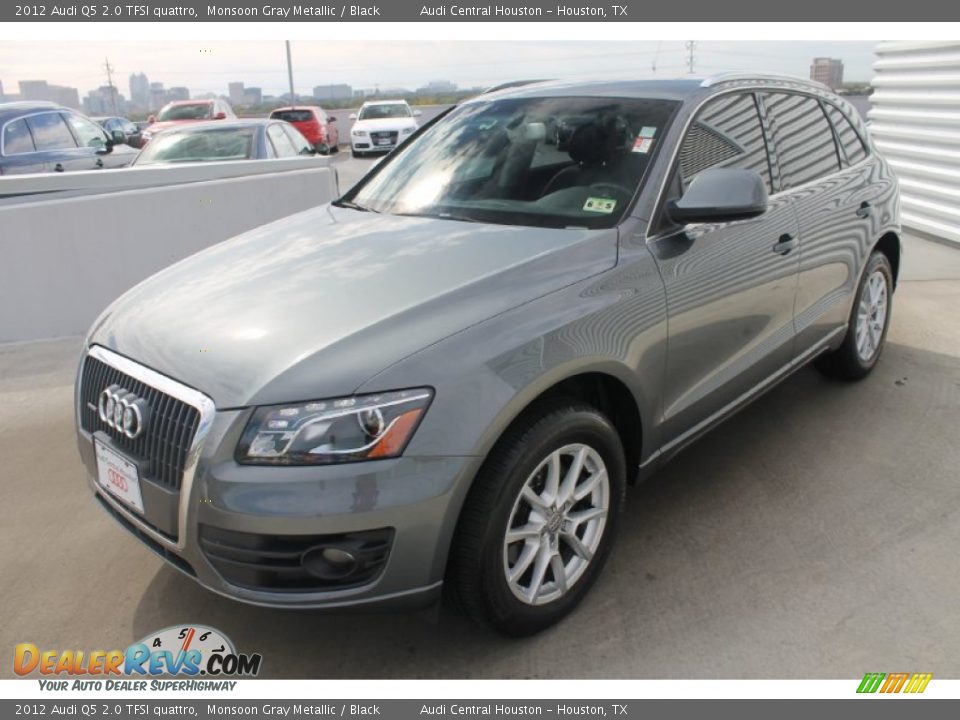 2012 Audi Q5 2.0 TFSI quattro Monsoon Gray Metallic / Black Photo #3