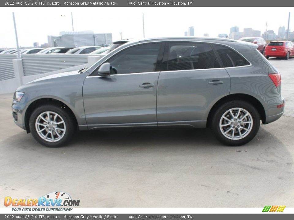 2012 Audi Q5 2.0 TFSI quattro Monsoon Gray Metallic / Black Photo #5