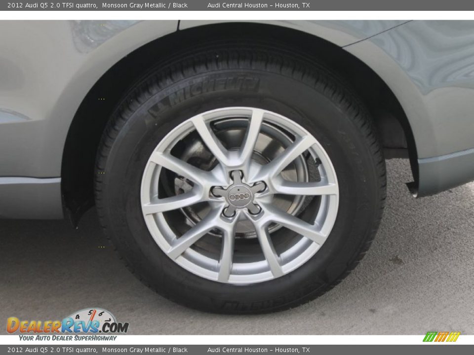 2012 Audi Q5 2.0 TFSI quattro Monsoon Gray Metallic / Black Photo #6