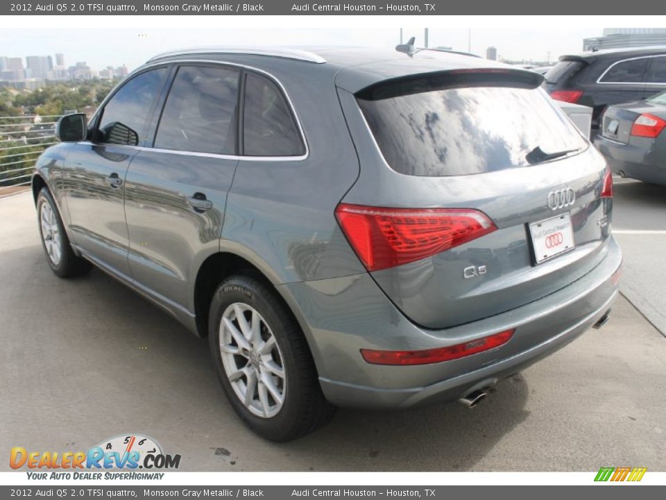 2012 Audi Q5 2.0 TFSI quattro Monsoon Gray Metallic / Black Photo #7
