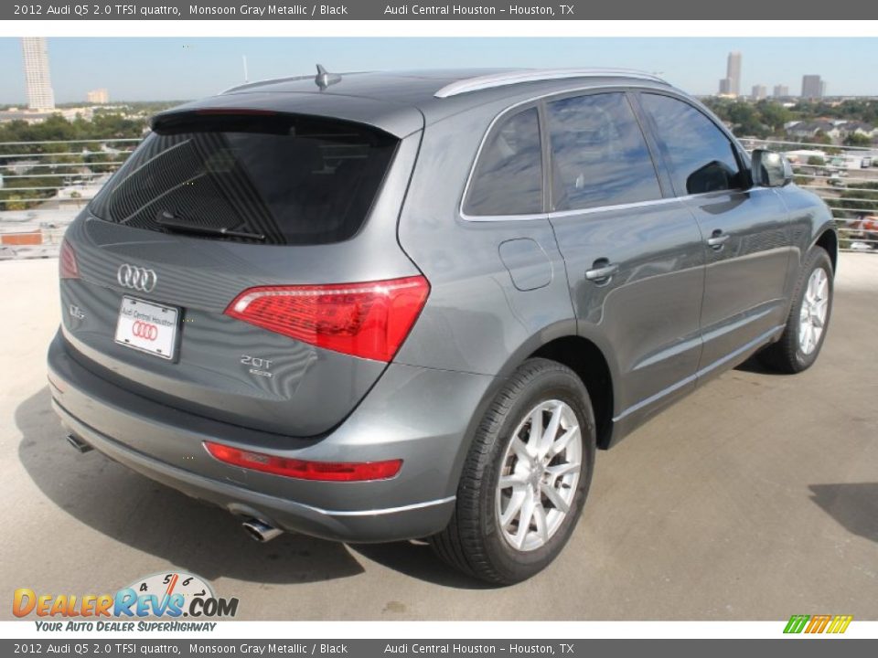 2012 Audi Q5 2.0 TFSI quattro Monsoon Gray Metallic / Black Photo #9