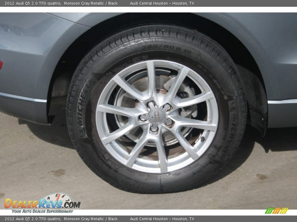 2012 Audi Q5 2.0 TFSI quattro Monsoon Gray Metallic / Black Photo #10