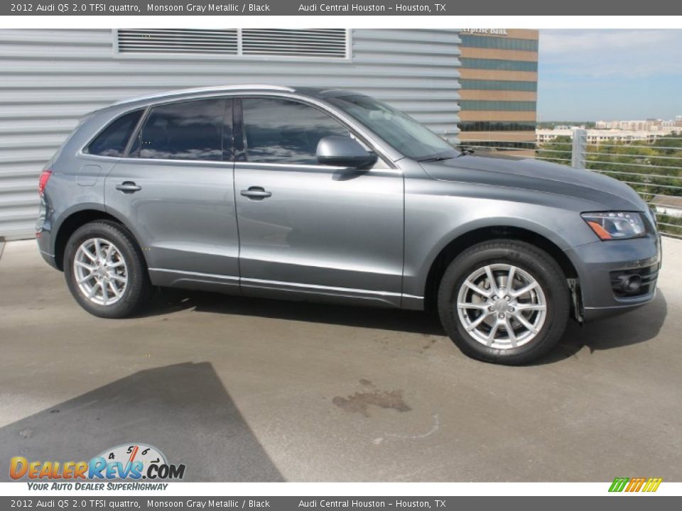 2012 Audi Q5 2.0 TFSI quattro Monsoon Gray Metallic / Black Photo #11