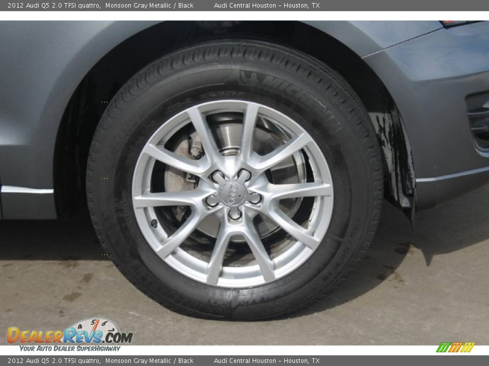 2012 Audi Q5 2.0 TFSI quattro Monsoon Gray Metallic / Black Photo #12