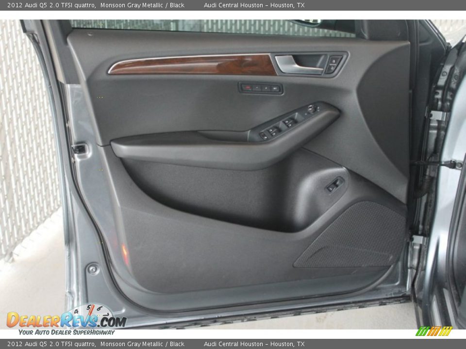 2012 Audi Q5 2.0 TFSI quattro Monsoon Gray Metallic / Black Photo #13