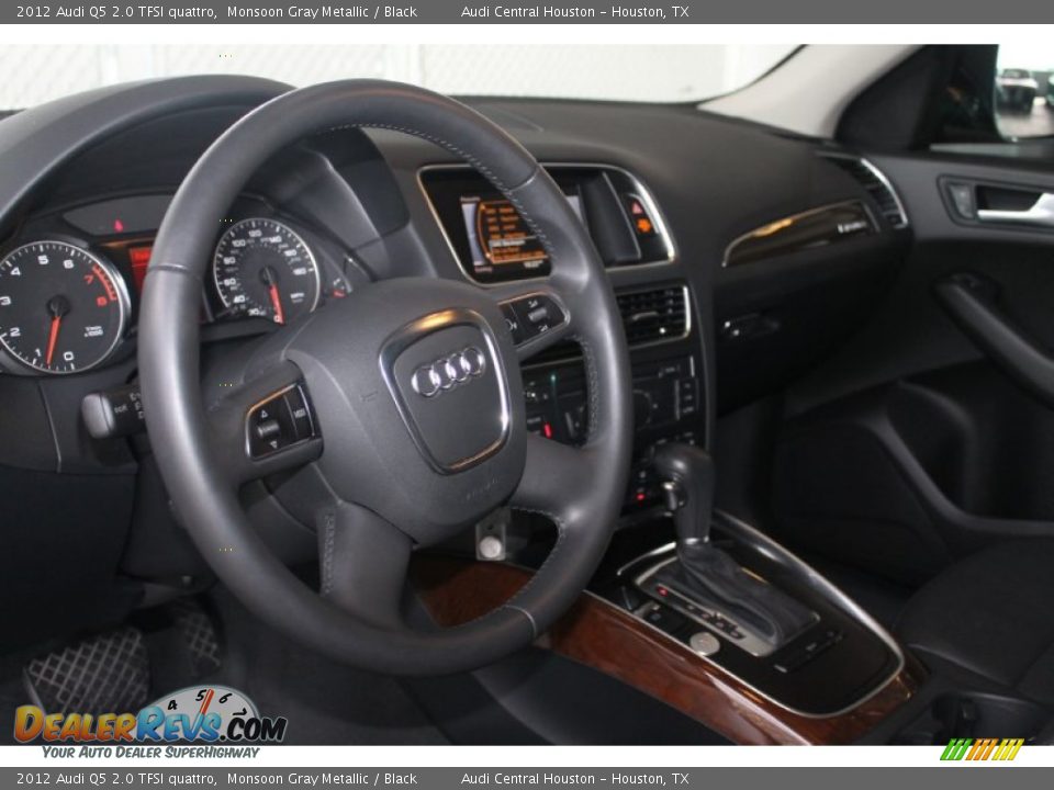 2012 Audi Q5 2.0 TFSI quattro Monsoon Gray Metallic / Black Photo #15
