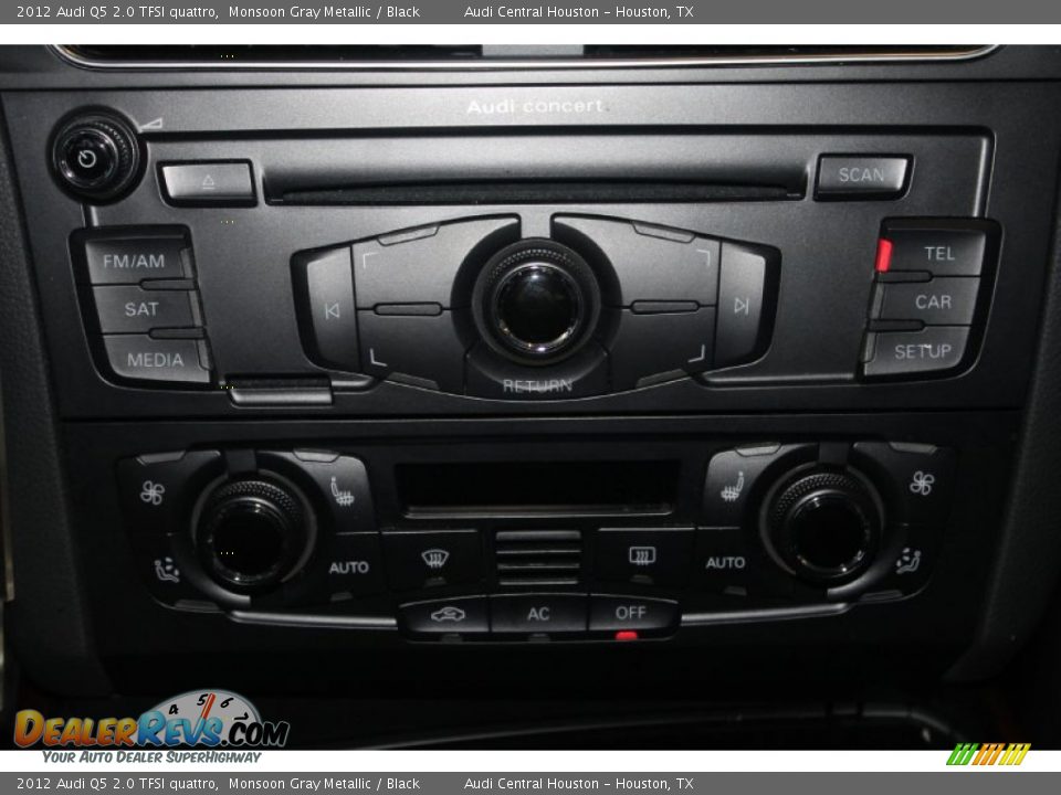 2012 Audi Q5 2.0 TFSI quattro Monsoon Gray Metallic / Black Photo #19