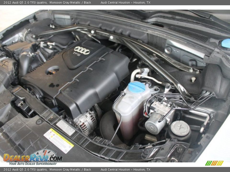 2012 Audi Q5 2.0 TFSI quattro Monsoon Gray Metallic / Black Photo #36