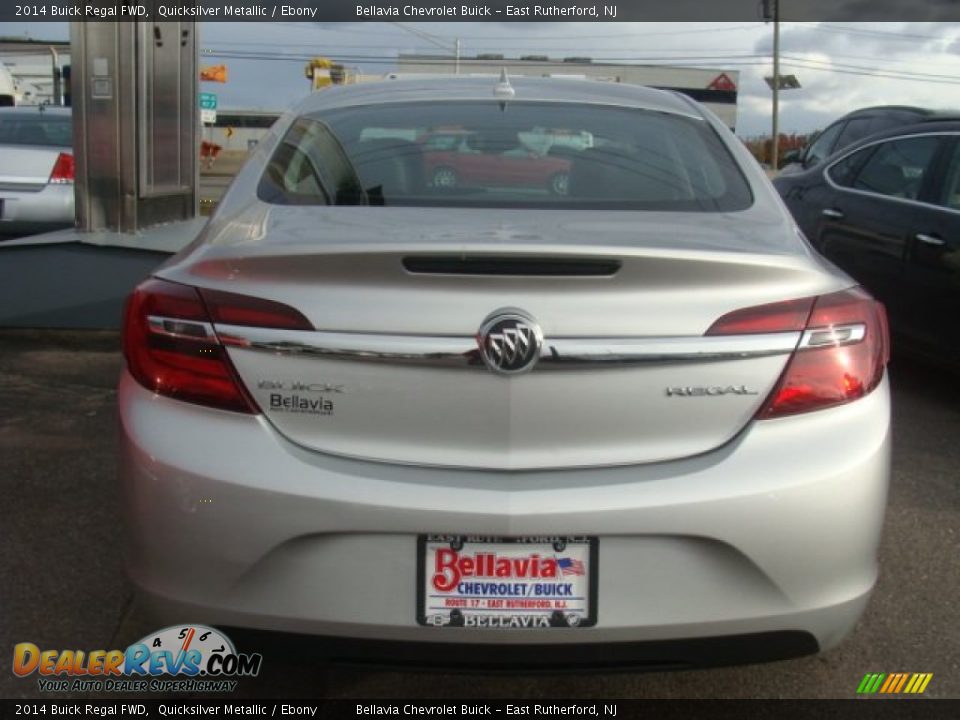2014 Buick Regal FWD Quicksilver Metallic / Ebony Photo #5