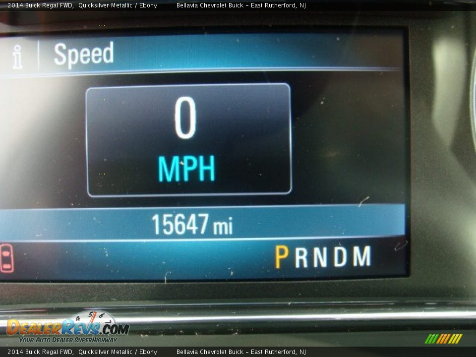 2014 Buick Regal FWD Quicksilver Metallic / Ebony Photo #10