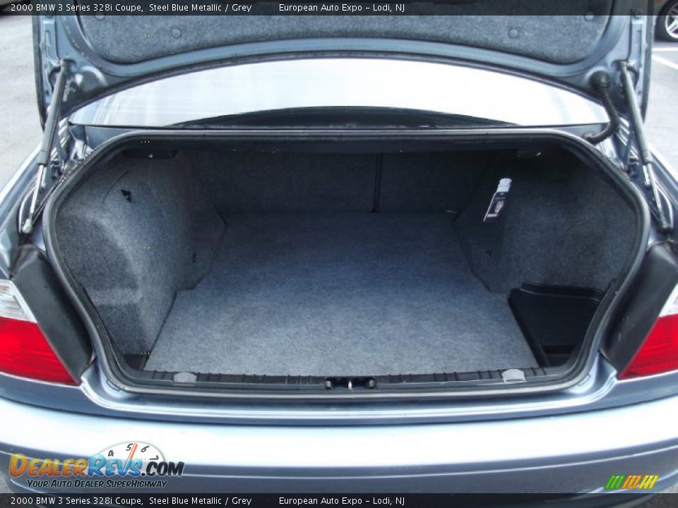 2000 BMW 3 Series 328i Coupe Steel Blue Metallic / Grey Photo #8