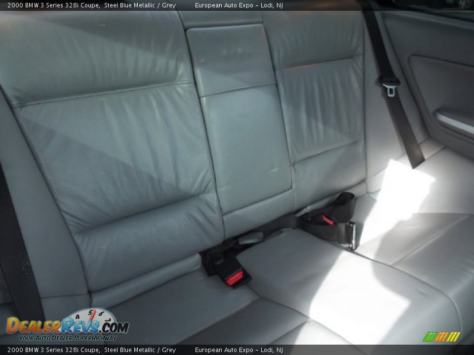 2000 BMW 3 Series 328i Coupe Steel Blue Metallic / Grey Photo #15