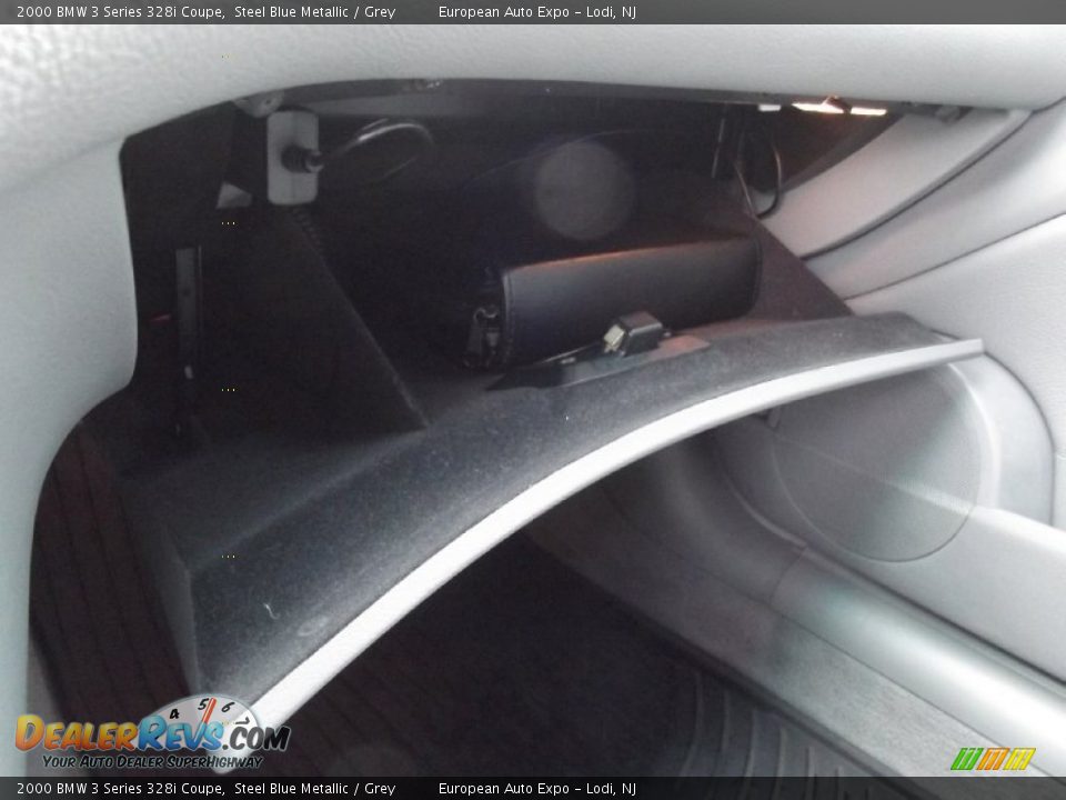 2000 BMW 3 Series 328i Coupe Steel Blue Metallic / Grey Photo #28